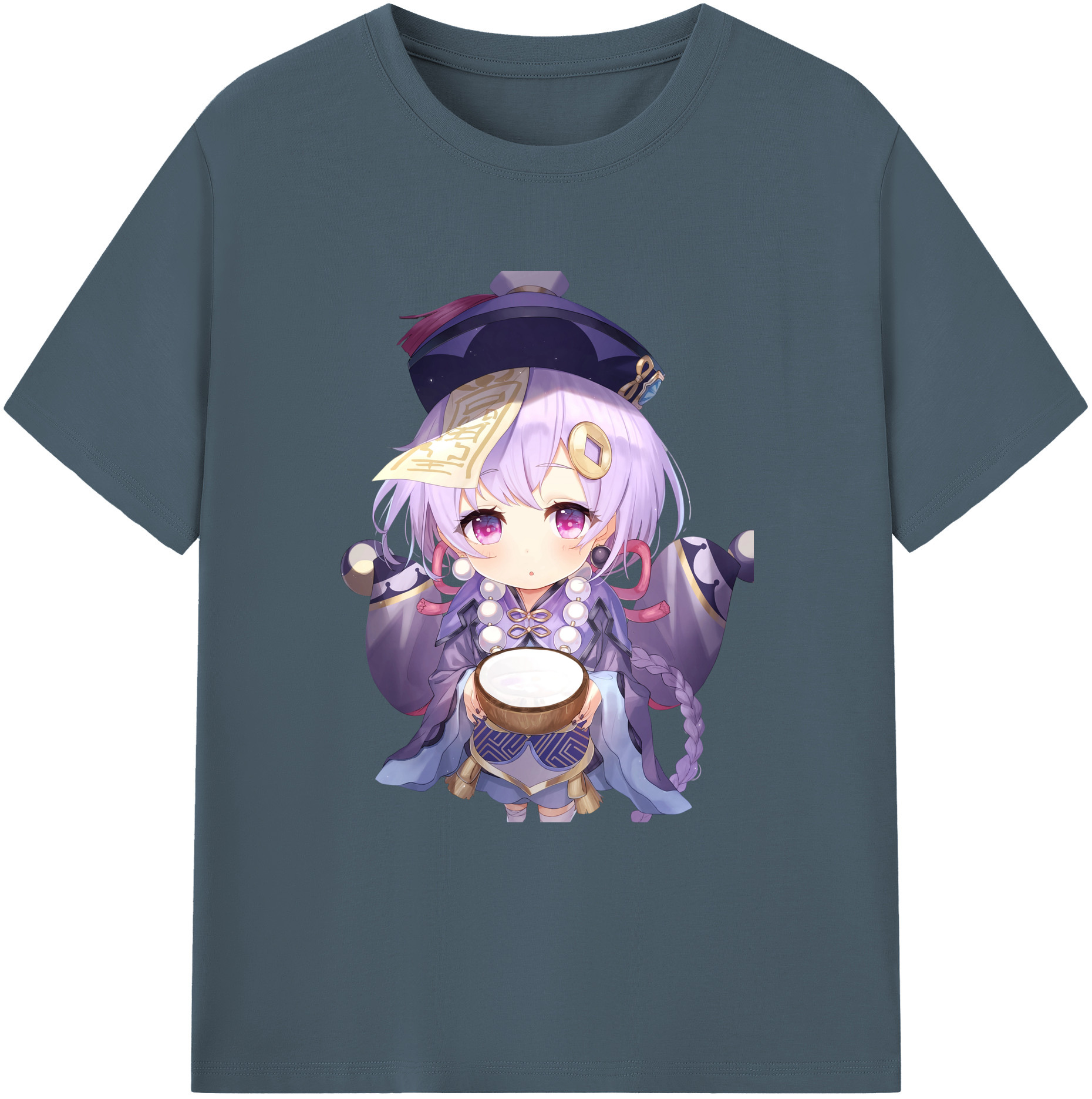 げんし神 七七 なな  genshin Nana 綿100％半袖Tシャツ（フロントプリント）